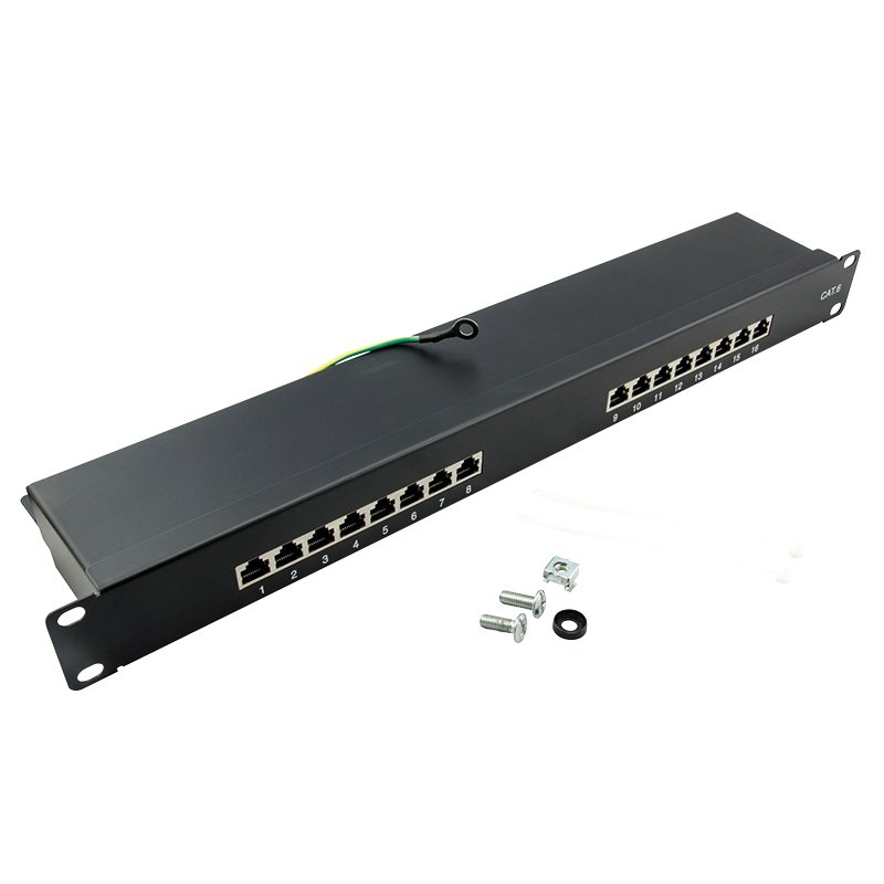 LOGILINK Patch Panel - 16 ports shielded 19