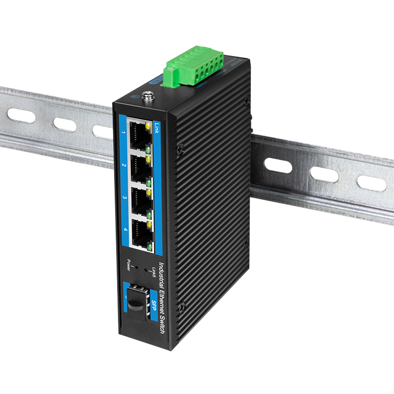 LOGILINK Industrial Gigabit Ethernet Switch - 4-Port 1000Mbps + 1 port ...