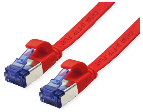 Câble réseau Ethernet LAN FTP RJ45 Cat.6a rouge 50cm