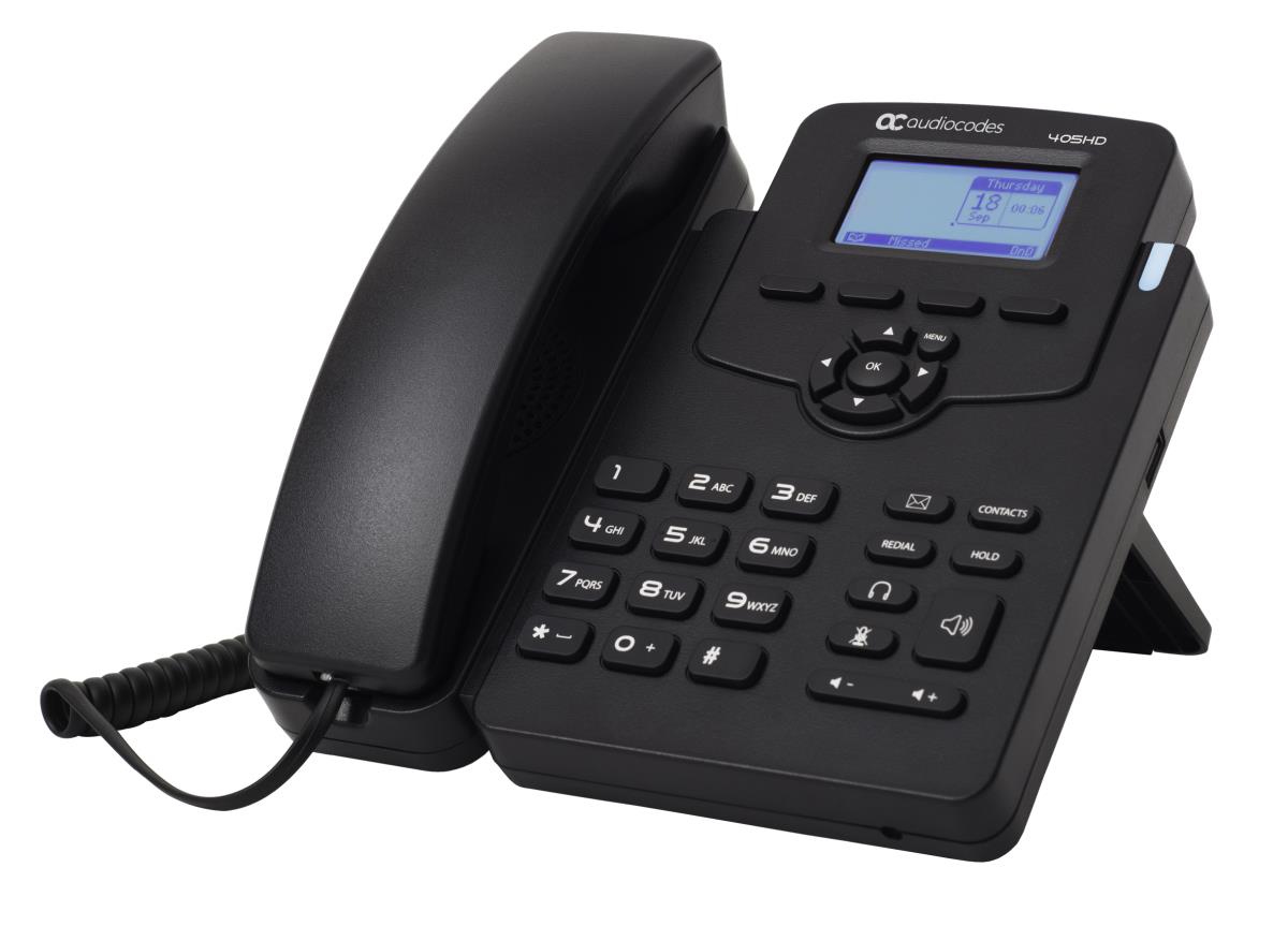 AUDIOCODES IP Phone 405HD for Microsoft Skype for Business - UC405HDEG ...
