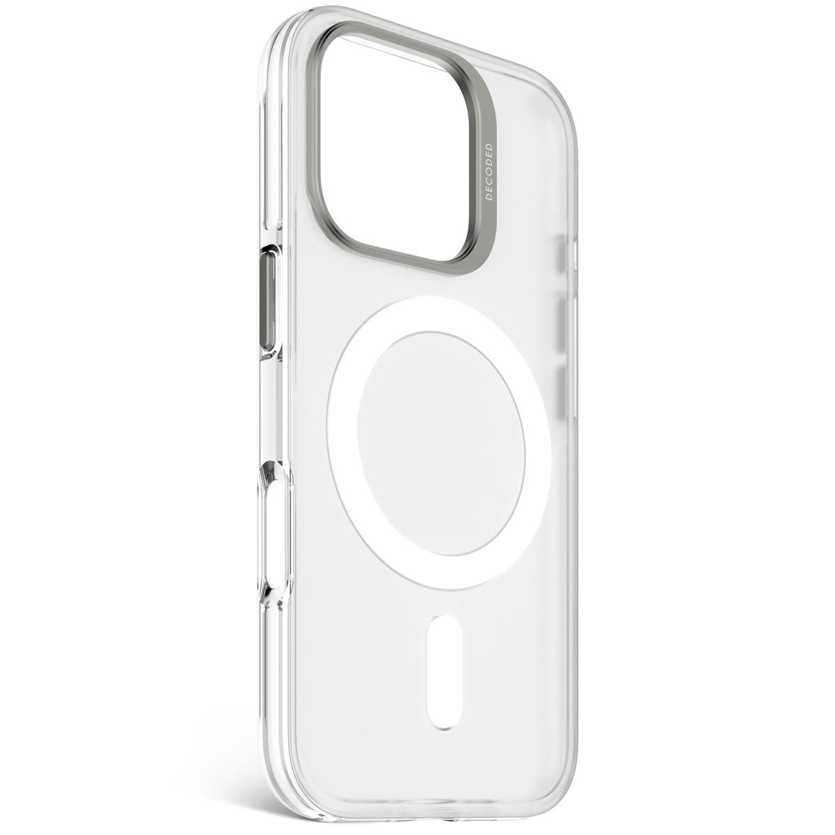 DECODED Recycled Plastic Backc. iPhone 16 Pro Transparent White ...