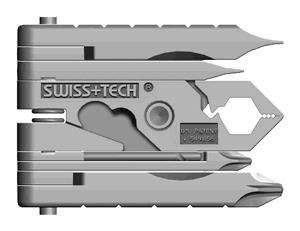 Swiss+Tech ST53100 Micro-Max 19-in-1 Key Ring Multi-Function Pocket Tool by Swiss Tech 