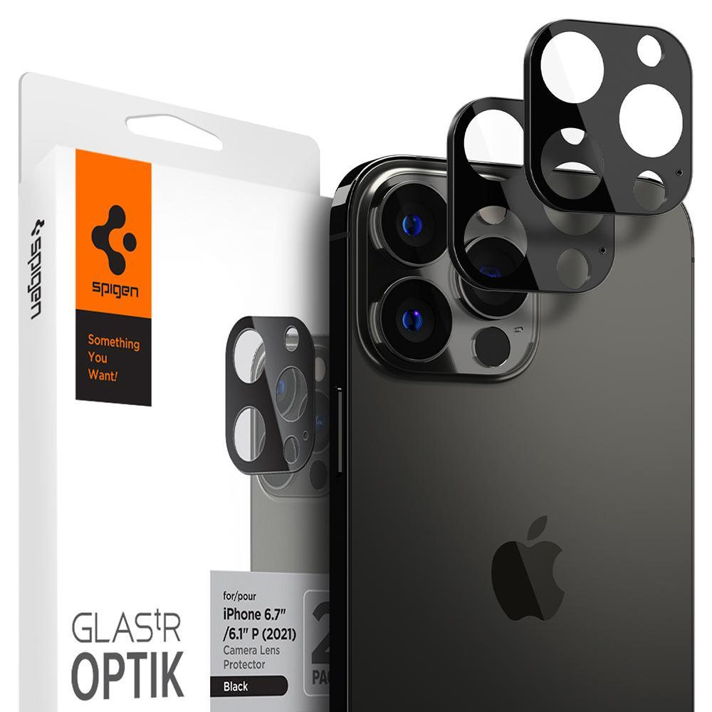 VERRE TREMPÉ Spigen GLAS.TR EZ FIT FC IPHONE 15 PLUS NOIR