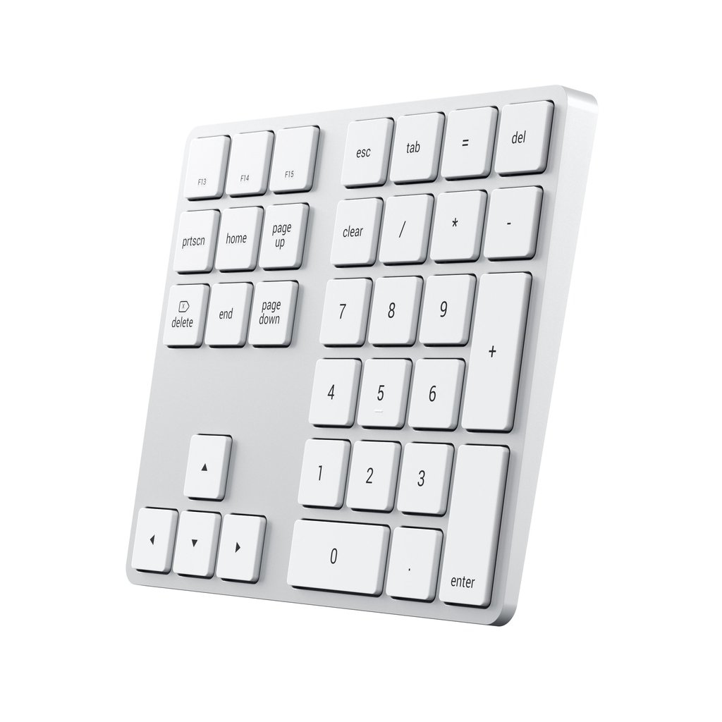 SATECHI Extended Wireless Keypad Silver - ST-XLABKSDE - Redcorp.com/en