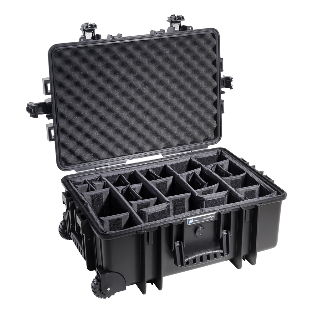 Outdoor Waterproof Hard Case - Type 6700 - Polycarbonate - Black