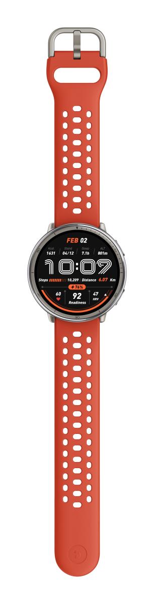 AMAZFIT Smartwatch Active 2 Round Black Leather - W2433EU1N - Redcorp ...