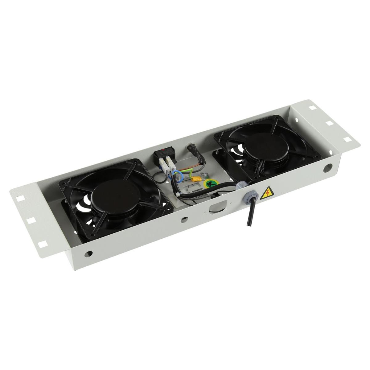 LANVIEW 2 Fans - Analog Thermostat Control - Built-in Fan Module ...