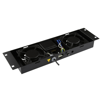 LANVIEW 2 Fans - Digital Thermostat Controlled - Fan Module - Black ...