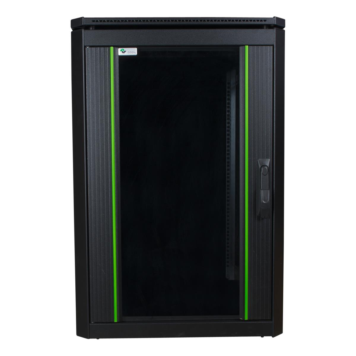 LANVIEW 19in 20u Rack Cabinet 600 x 1000 x 1075mm Data Line - Black ...