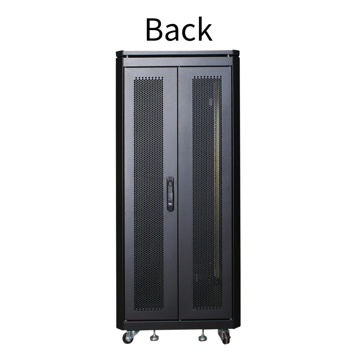 LANVIEW 19in 26u Rack Cabinet 600 x 1000 x 1342mm Server Line - Black ...