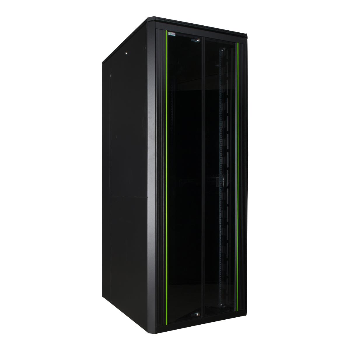 LANVIEW 19in 46u Rack Cabinet 600 x 1000 x 2231mm Data Line - Black ...