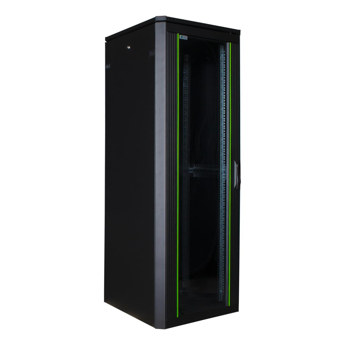 LANVIEW 19in 32u Rack Cabinet 600 x 600 x 1608mm Data Line - Black ...