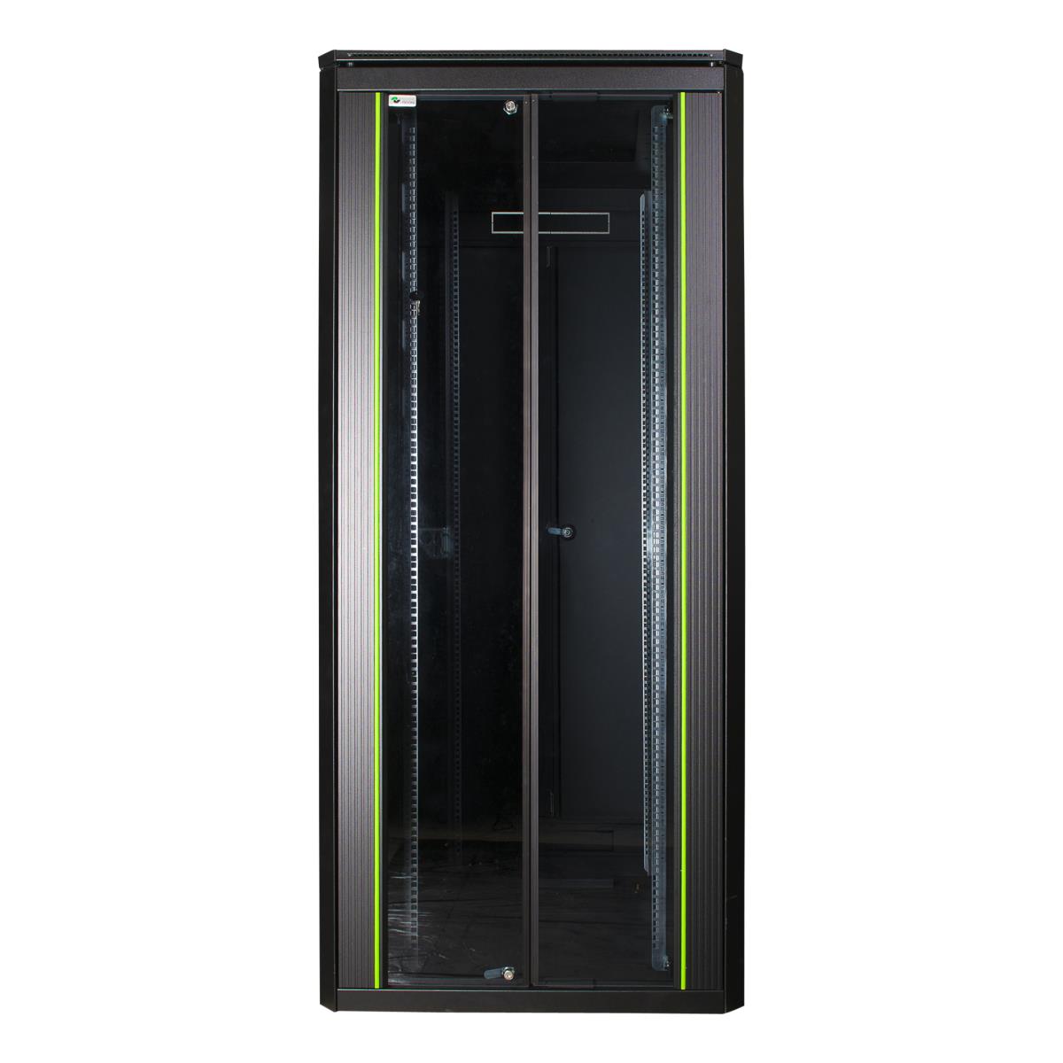 LANVIEW 19in 36U Rack Cabinet 800 x 1000 x 1786mm Data Line - Black ...
