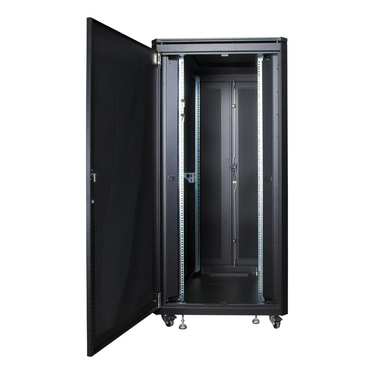 LANVIEW 19in 36U Rack Cabinet 800 x 1000 x 1786mm Server Line - Black ...