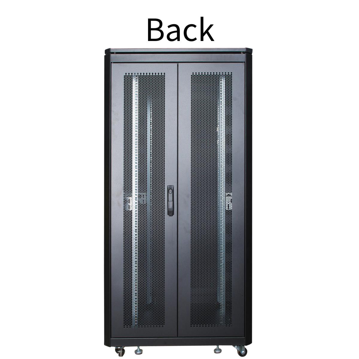 Basic Rack 36u Frame LANVIEW 19in 36U Rack Cabinet 800 x 1000 x 1786mm Server Line - Black ...