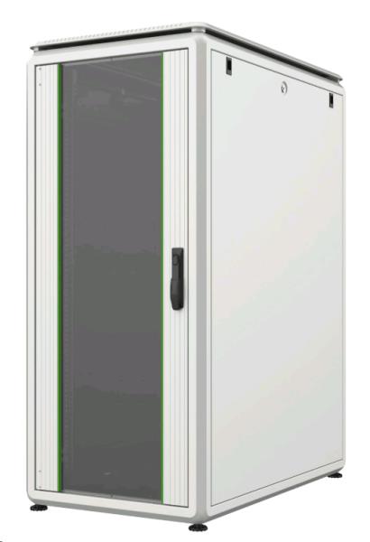 LANVIEW 19in 26U Rack Cabinet 600 x 1000 x 1342mm Data Line - White ...