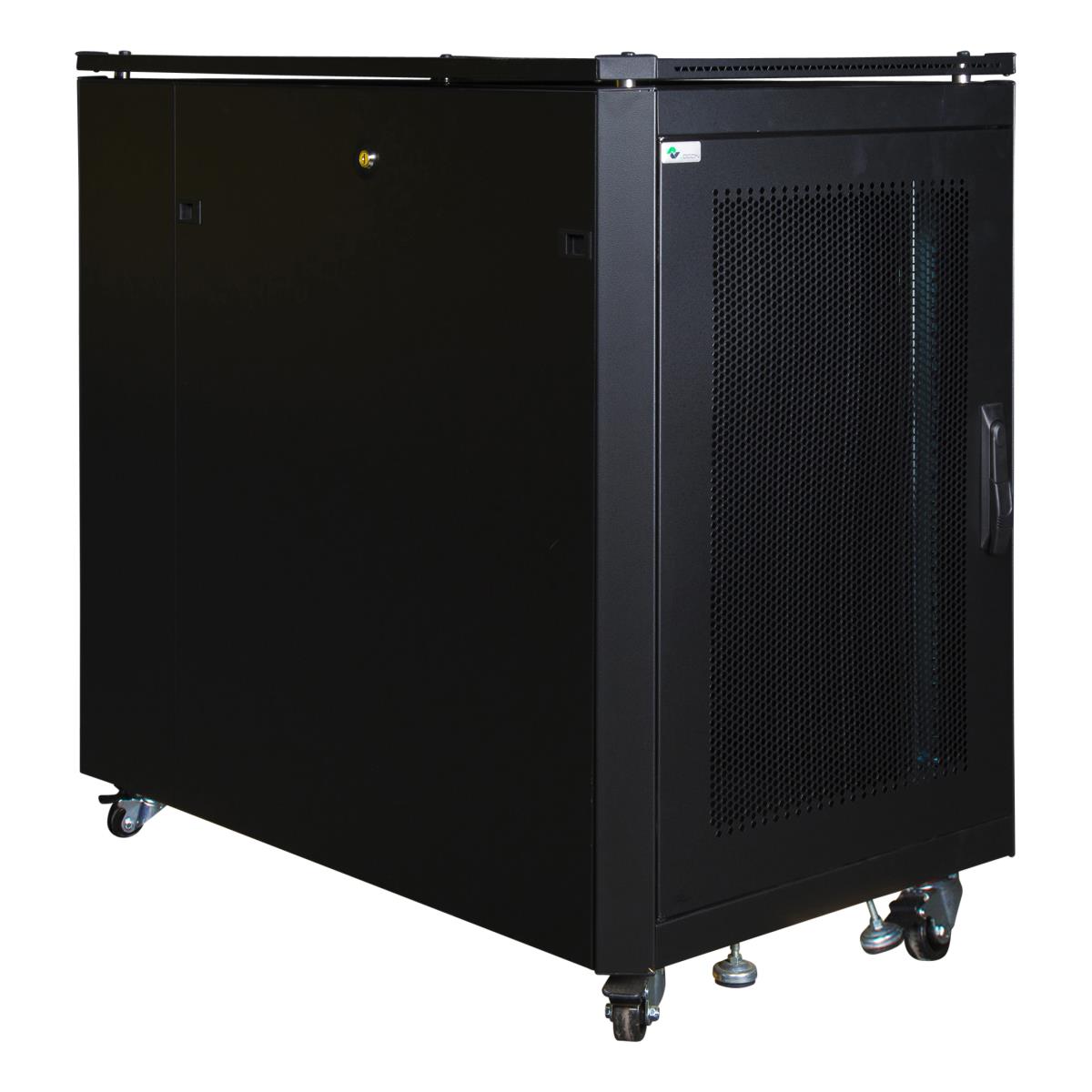 LANVIEW 19in 16U Rack Cabinet 600 x 1000 x 897mm Server Line - Black ...