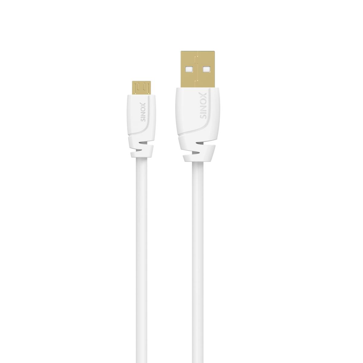Cable - USB-a - Micro USB - 2m - White