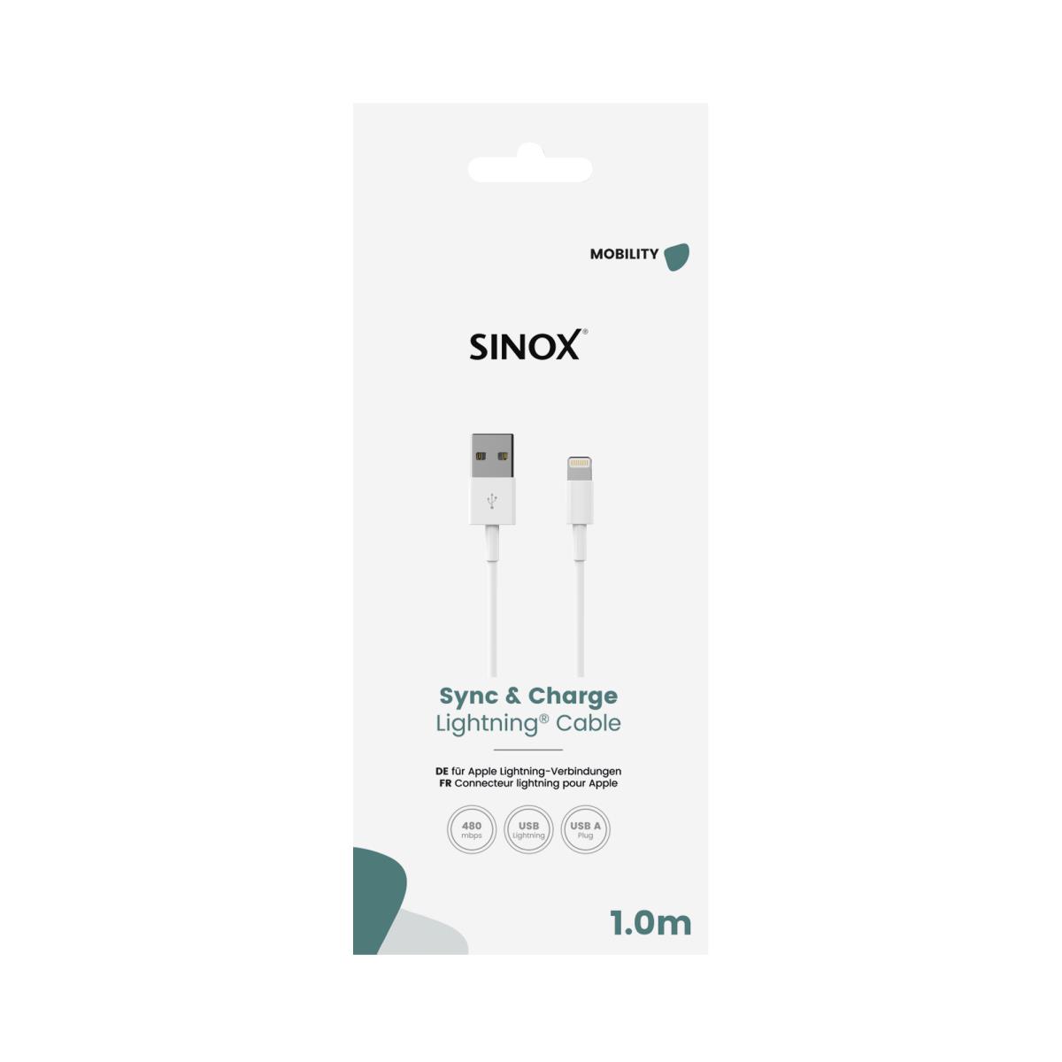 Cable - Lightning  - USB-a - 1m - White