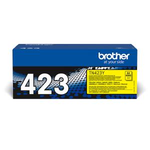 BROTHER Toner Cartridge - Tn423y - 4000 Pages - Yellow Toner