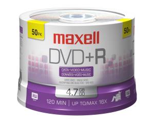 DVD-r Media 4.7GB 16x Spindle 50-pk