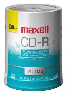 Cd-r 80min Recordable 700MB 48x Spindle 100-pk