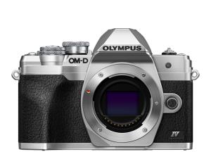 Digital Camera Om-d E-m10 Mark Iv 21.8mpix 4k Video, Image Stabiliser, Hot Shoe, Bluetooth Silverwith Pivoted Display