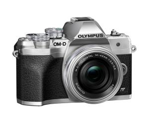 Digital Camera Om-d E-m10 Mark Iv 1442 Ez Pancake Kit 21.8mpix 4k Video, Image Stabiliser Silver