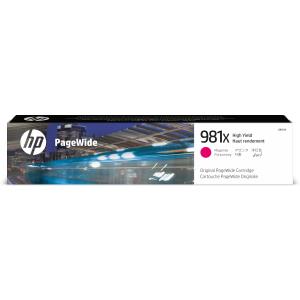 HP Ink Cartridge - No 981X - High Yield Original PageWide - 10k Pages - Magenta Ink