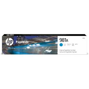 HP Ink Cartridge - No 981A - Original PageWide - 6k Pages - Cyan Ink