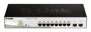 Switch Dgs-1210-08p1 8-port Gigabit Poe Smart With 2 Sfp Ports 8 X Poe Ports, Fanless