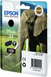 EPSON Ink Cartridge - 24s Elephant - 4.6ml - Black Rs Ink