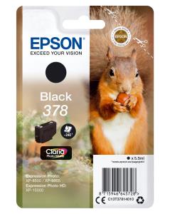 EPSON Ink Cartridge - 378 Squirrel - 5.5ml - Black Ink