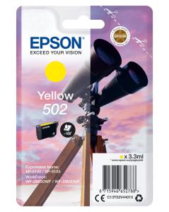 EPSON Ink Cartridge - 502 Binocular - 3.3ml - Yellow Ink