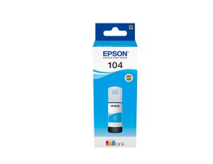 EPSON Ink Bottle - 104 Ecotank - 65ml - Cyan Ink