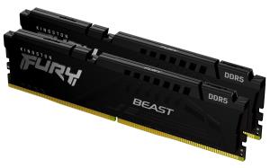 64GB 5600MHz Ddr5 DIMM 32x2 Fury Bk (kf556c40bbk2-64)