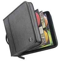 Cdr208 Classic Disc Case In Black Nylon 208cd