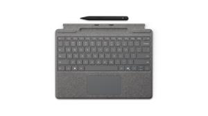 Surface Pro Keyboard With Slim Pen - Platinum - Azerty Belgian - With Copilot Button