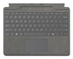 Surface Pro Keyboard Copilot With Pen Storage ( Slim Pen Not Included) - Platinum - Qwerty Int'l