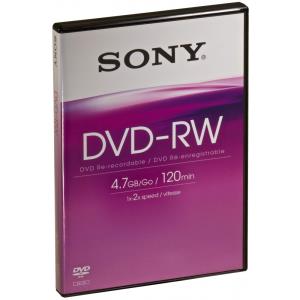 DVD-rw Media 4.7GB 2x 1pk Video Box