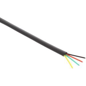 INLINE INC Modular Cable 4 Wire Ribbon Cable Black 100m Ring - 69981 ...