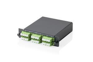 DIGITUS MPO/MTP cassette - 3 cassettes panel, APC 6xLC Quad couplers ...