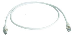 Patch Cable - CAT6A (Class EA) - S/FTP (PiMF) LSOH - 1m - White