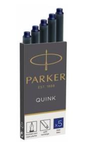 1x5 Ink Cartridge Quink Blue