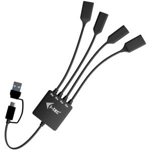 I-TEC ELECTRONICS USB-c/a Cable Hub 4 Port - CACBLHUB2A2C - Redcorp.com/en