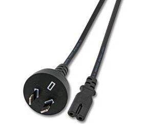 Power Cord Notebook (c7) - 1.80m - Black- Australia