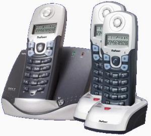 Telephone Dect PDX-1130 - Triple Black