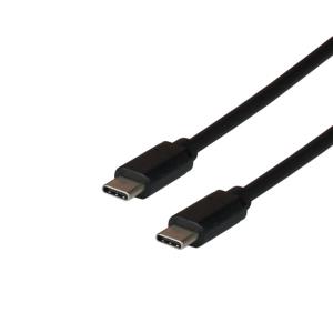 USB 2.0 Cable - Type-C Male to Type-C Male - 1m - Black