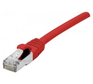 Patch cable - CAT6 - F/UTP - snagless - 0.50m Red