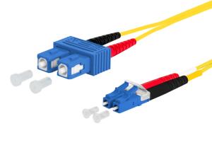 Fiber Optic Cable - Singlemode - 9/125µm OS2 - Duplex - SC/LC - 5m - Yellow